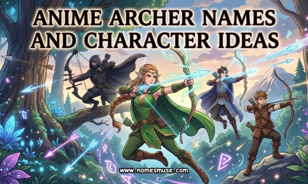 Anime Archer Names and Character Ideas