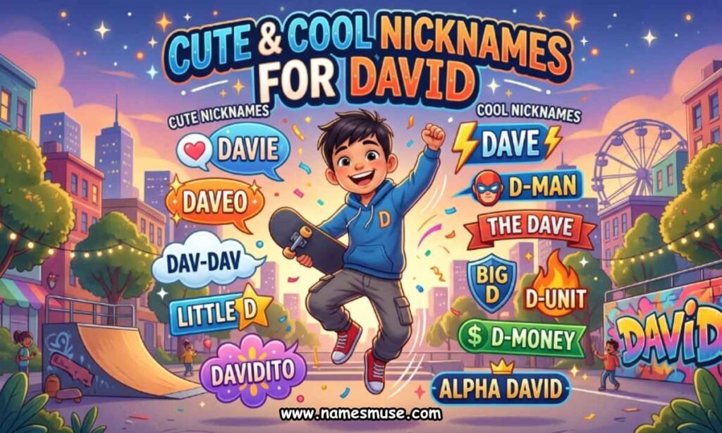 Cute & Cool Nicknames for David