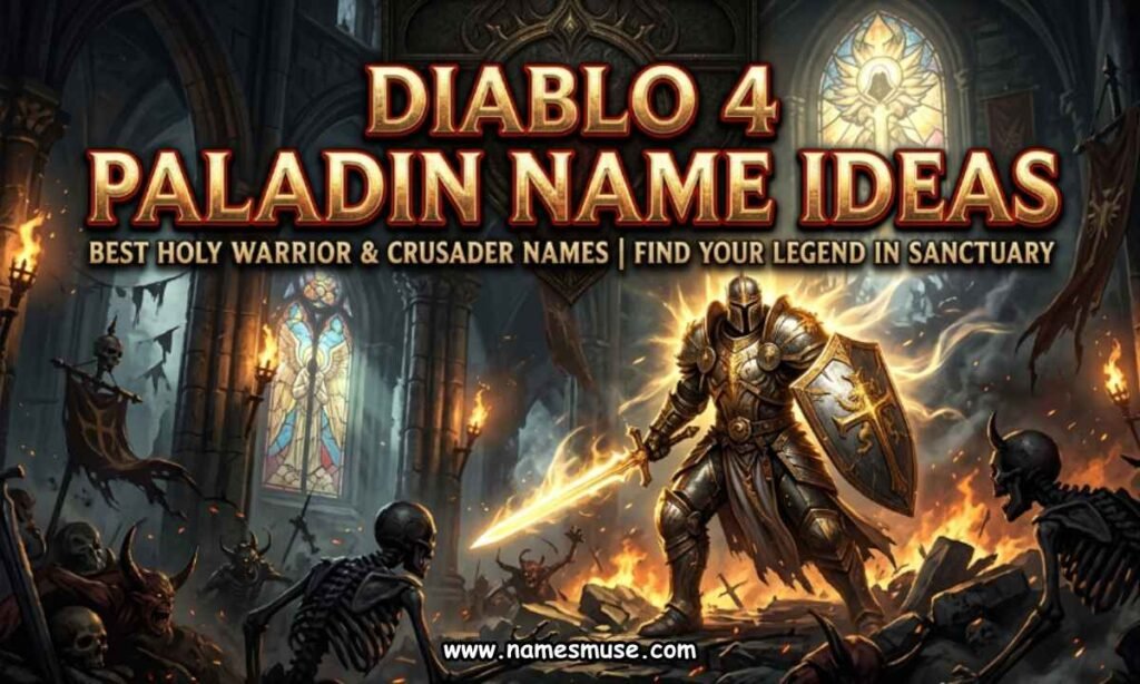 Diablo 4 Paladin Name Ideas