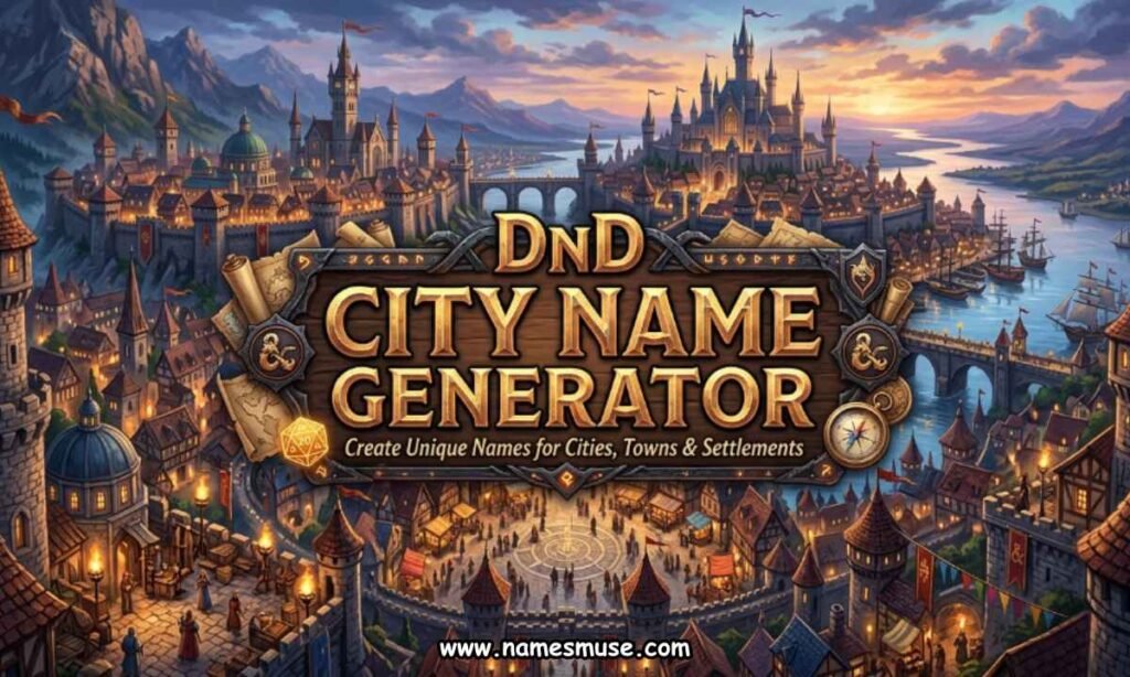 DnD City Name Generator