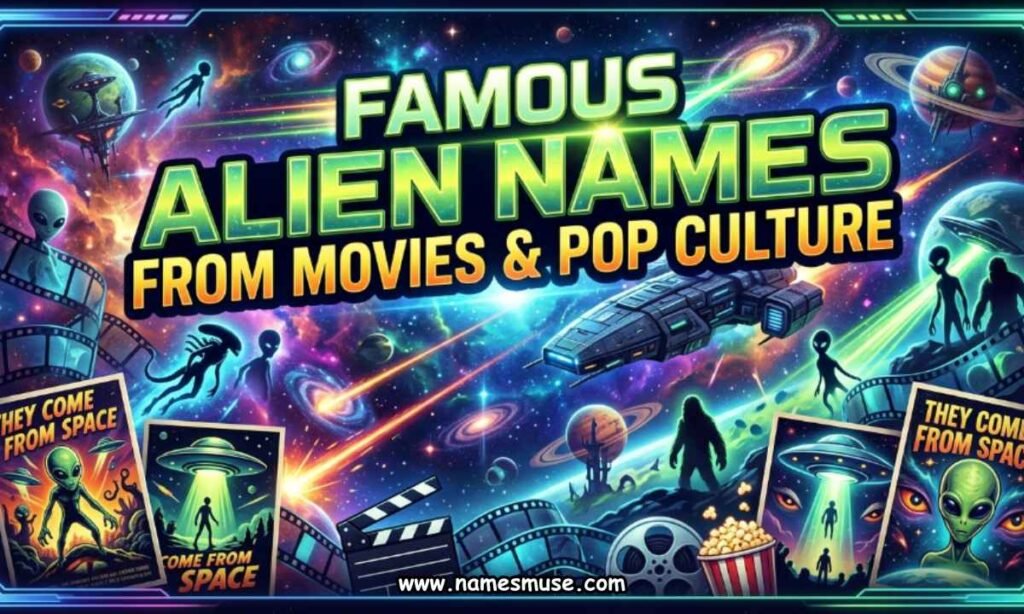 Famous Alien Names From Movies & Pop Culture