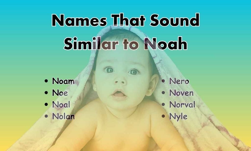 Names That Sound Similar to Noah