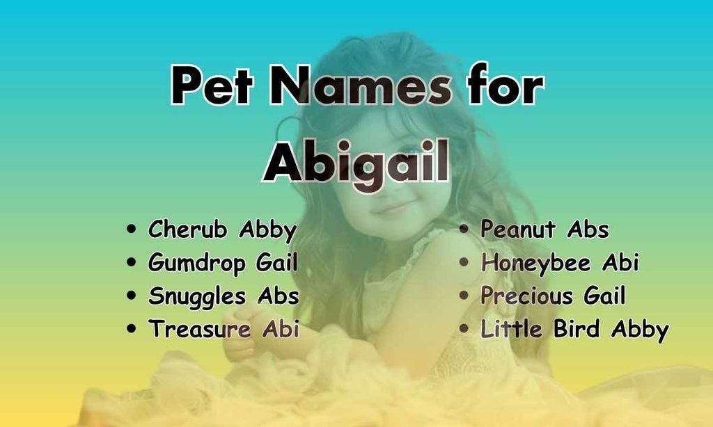 Pet Names for Abigail
