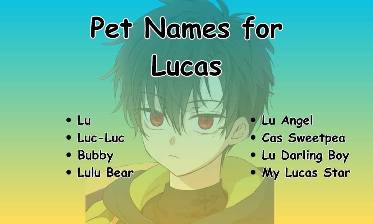 Pet Names for Lucas