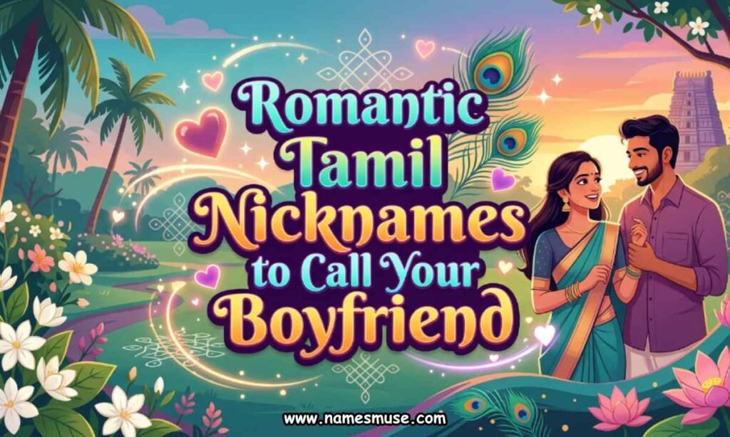 Romantic Tamil Nicknames to Call Your Boyfriend
