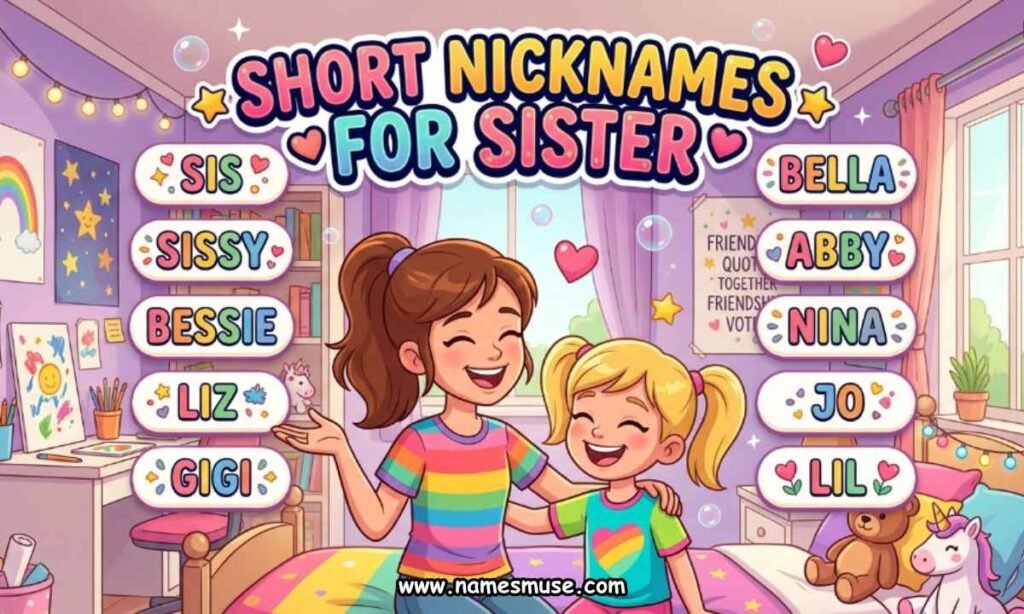 Short Nicknames for Sister