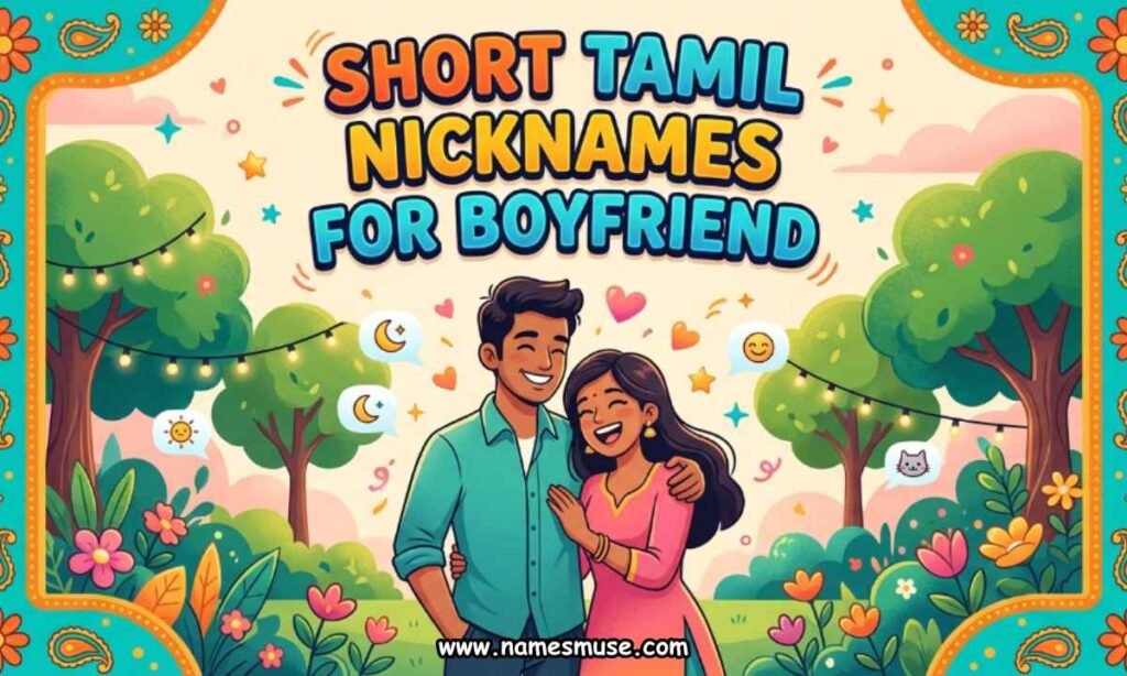 Short Tamil Nicknames for Boyfriend