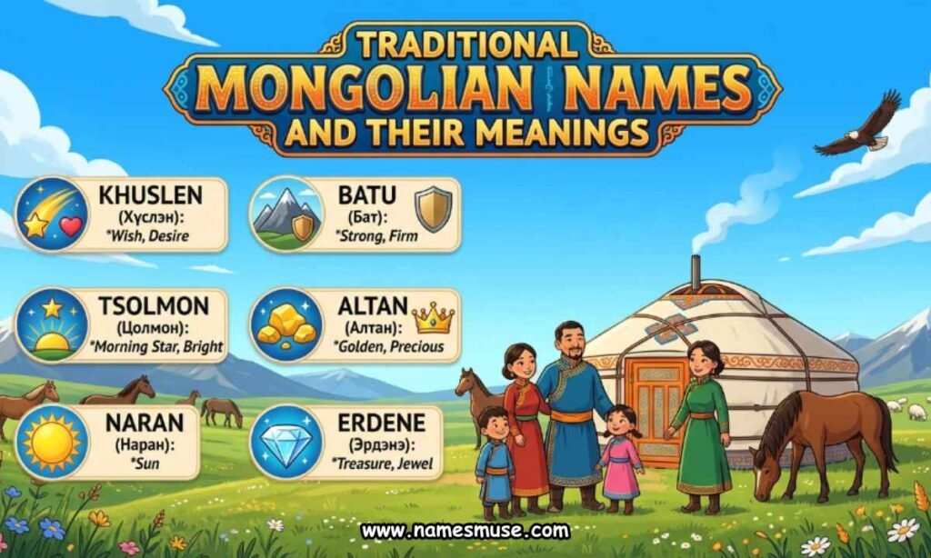Traditional Mongolian Names and Their Meanings