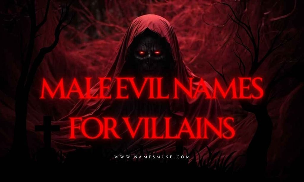 Male Evil Names for Villains