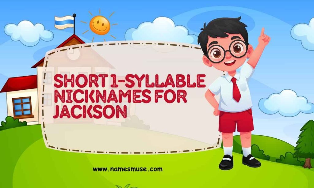 Short 1-Syllable Nicknames for Jackson