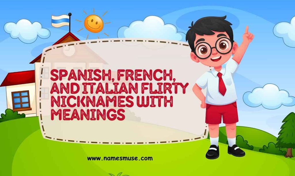 Spanish, French, and Italian Flirty Nicknames with Meanings