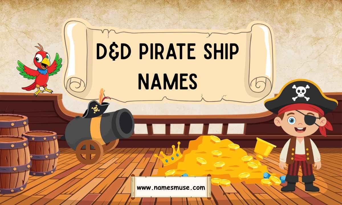 D&D Pirate Ship Names