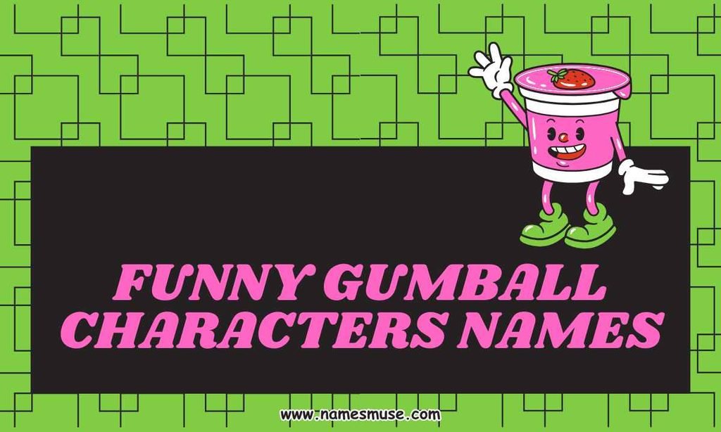 Funny Gumball Characters Names