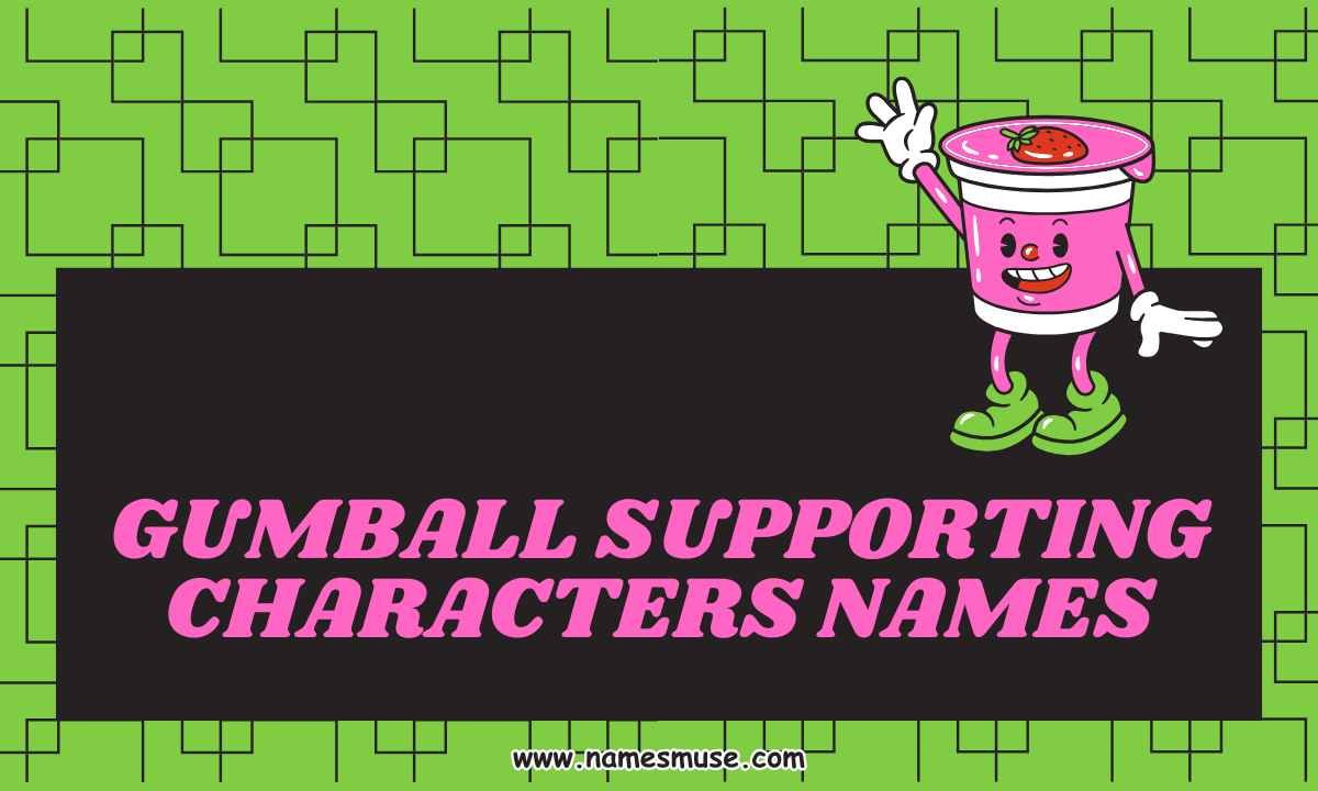 Gumball Supporting Characters Names