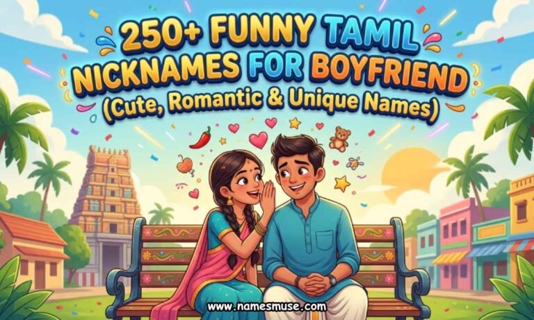 250+ Funny Tamil Nicknames for Boyfriend (Cute, Romantic & Unique Names)