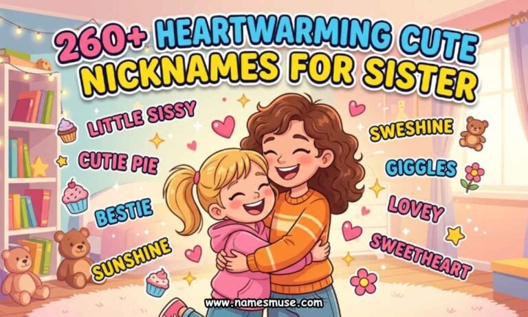 260+ Heartwarming Cute Nicknames for Sister