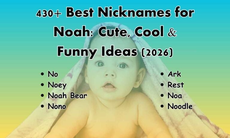 430+ Best Nicknames for Noah Cute, Cool & Funny Ideas (2026)