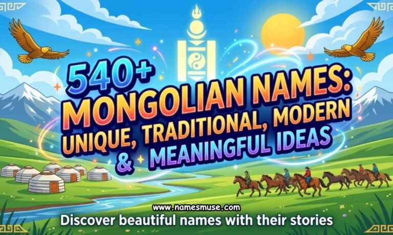 540+ Mongolian Names - Unique, Traditional, Modern & Meaningful Ideas