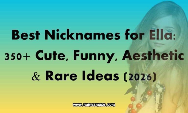 Best Nicknames for Ella 350+ Cute, Funny, Aesthetic & Rare Ideas (2026)