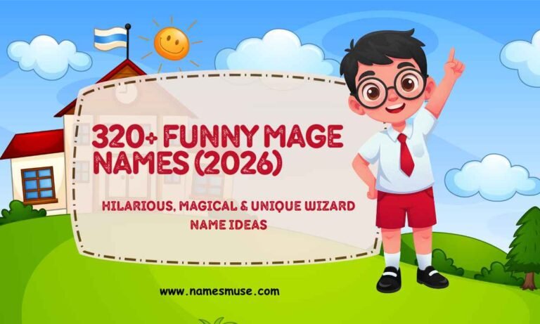 320+ Funny Mage Names (2026) Hilarious, Magical & Unique Wizard Name Ideas