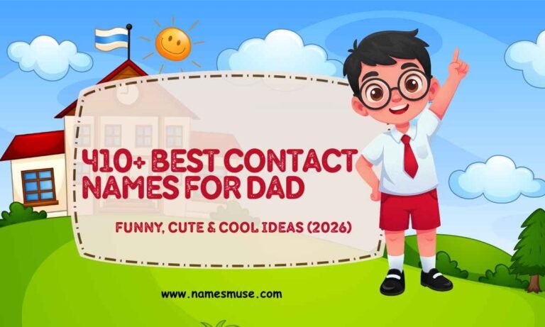 410+ Best Contact Names for Dad Funny, Cute & Cool Ideas (2026)