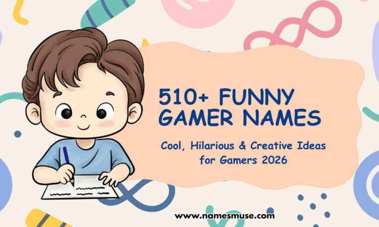 510+ Funny Gamer Names (Cool, Hilarious & Creative Ideas for Gamers 2026)