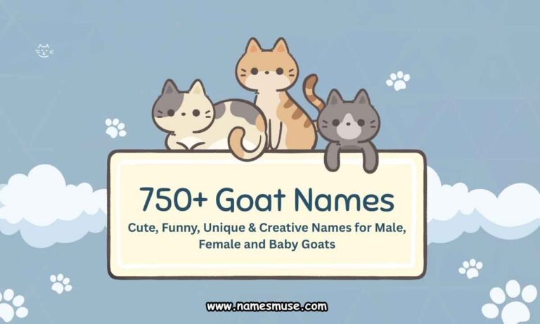 750+ Goat Names Cute, Funny, Unique & Creative Names for Male, Female and Baby Goats