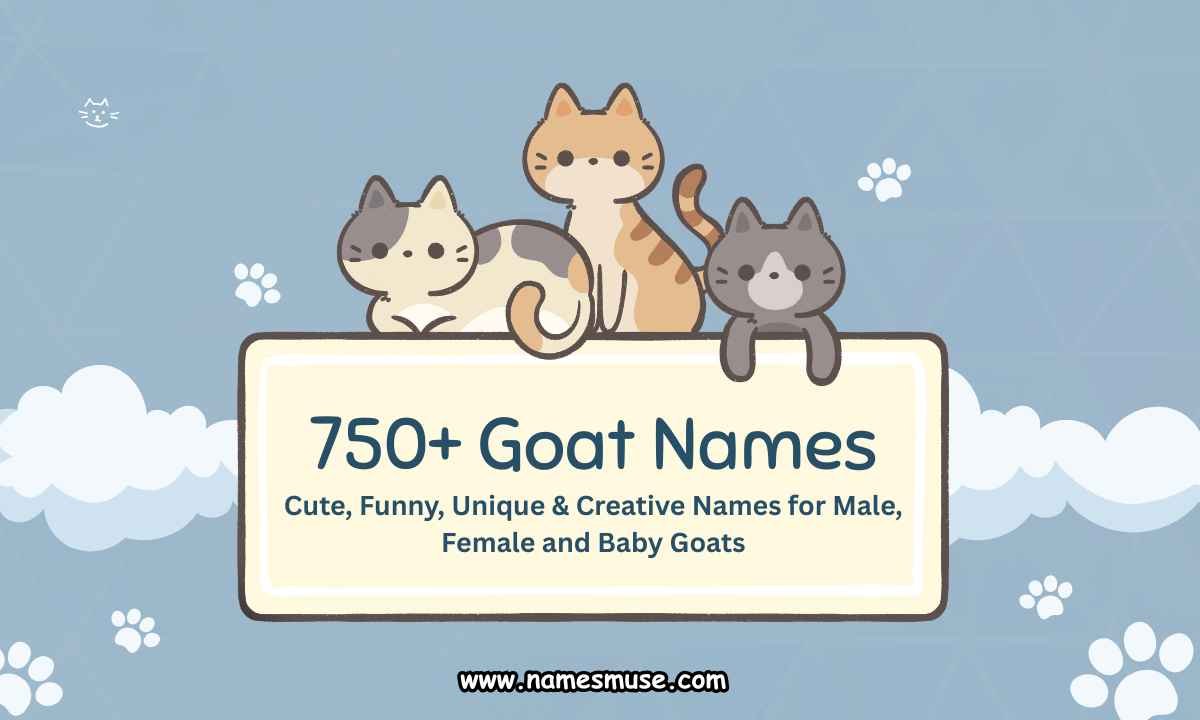 750+ Goat Names Cute, Funny, Unique & Creative Names for Male, Female and Baby Goats