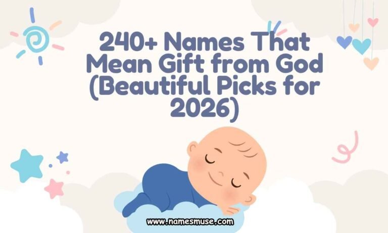 240+ Names That Mean Gift from God (Beautiful Picks for 2026)