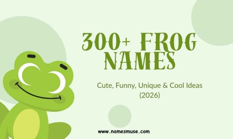 300+ Frog Names Cute, Funny, Unique & Cool Ideas (2026)
