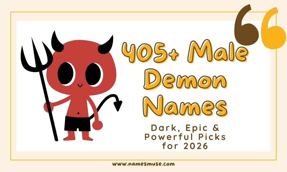 405+ Male Demon Names Dark, Epic & Powerful Picks for 2026