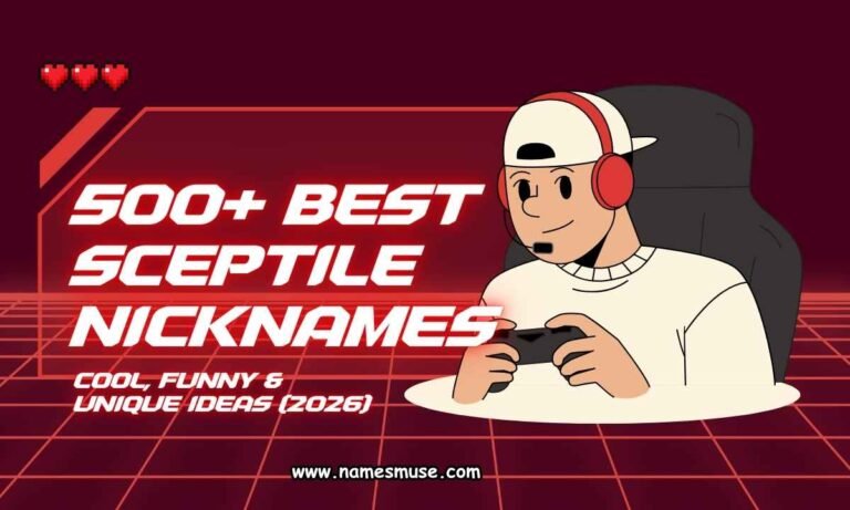 500+ Best Sceptile Nicknames Cool, Funny & Unique Ideas (2026)