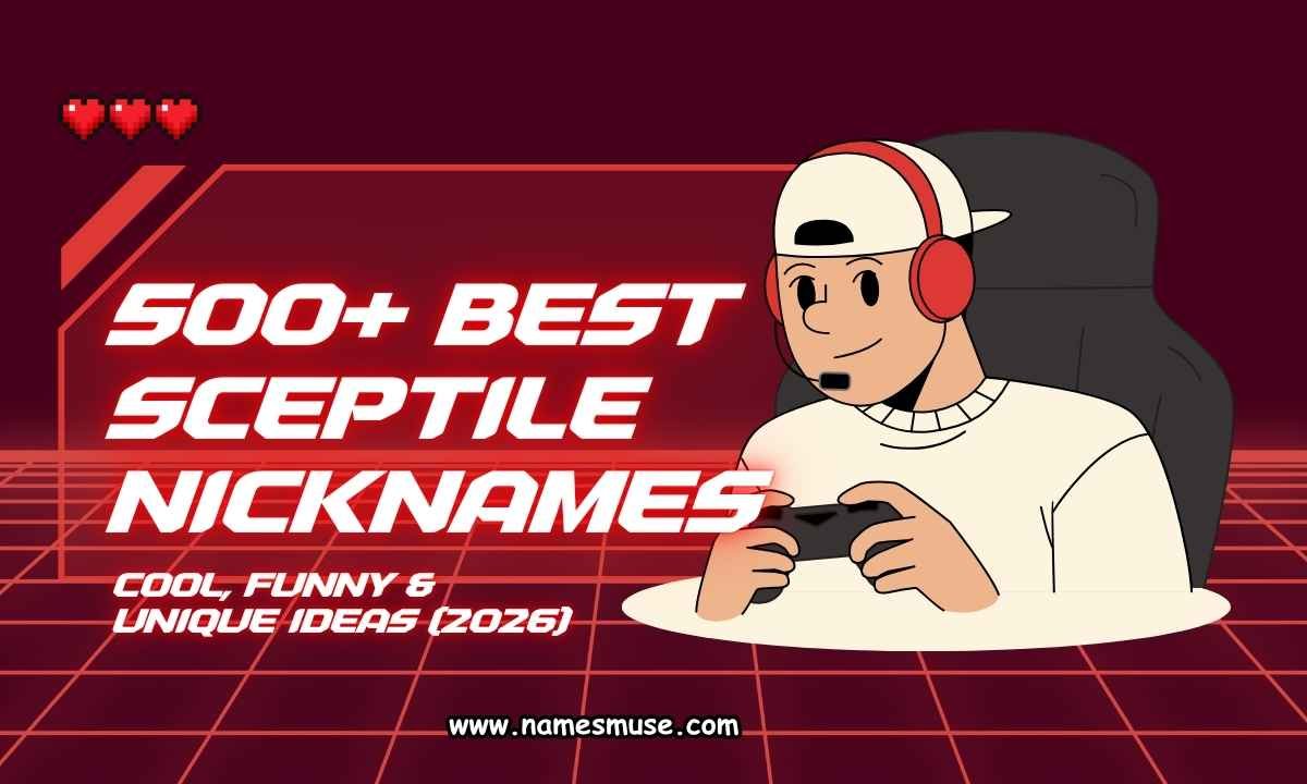 500+ Best Sceptile Nicknames Cool, Funny & Unique Ideas (2026)