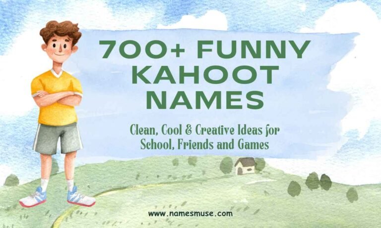 700+ Funny Kahoot Names Clean, Cool & Creative Ideas for School, Friends and Games